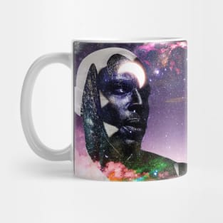 Black God Nebula Space Stars with Universe Mug